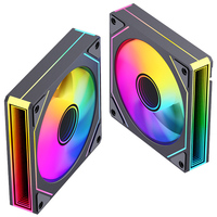 Ventilateur de refroidissement pour PC de jeu ARGB à haute efficacité 5V, éclairage réglable silencieux AntarcChill, boîtier d'ordinateur en plastique, ventilateurs multiples