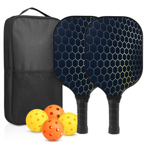 Ensemble de raquettes de pickleball avec balles et sac de transport, approuvé par l'USAPA pour les sports de plein air, usage adulte, design tendance - Product Image 4
