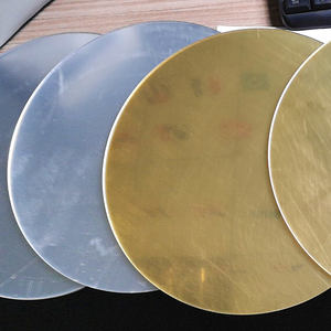 Láminas de Acrílico Redondas para Espejos, de 0.8mm-4mm, Autoadhesivas/Con Reverso Gris, Láminas de PMMA Redondas para Exhibición, Decoración y Señalización - Product Image 1