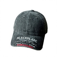Casquette en coton pour femme, style 'Dad Hat', brodée, en coton lavé, à calotte souple et visière large, vente en gros