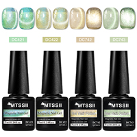MTSSII Gel magnétique pour ongles 7ml, 4 couleurs, gel à ongles haute brillance, texture DIY, vernis gel professionnel, logo personnalisé pour les ongles
