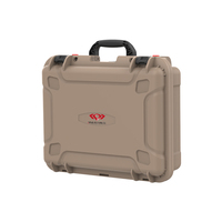 Boîte à outils étanche personnalisée IP67 étui de protection pour équipement de pistolet avec mousse profilée étui de vol intérieur en plastique avec poignée