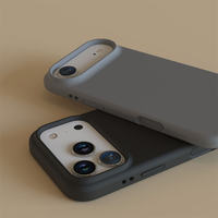 Étui magnétique écologique pour iPhone 17 17 Air Pro Max – Coque de téléphone en silicone liquide minimaliste, confortable et personnalisable