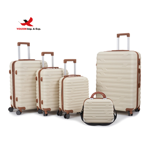 ABS Travel Luggage Sets 5 Piece Carry on Travel Bags Luggage Suitcase Set <b>with</b> <b>Wheels</b> Hardshell Luggage Bag - Product Image 2