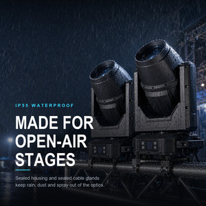 300W Wasserdichter Outdoor-Beam-Moving-Head-Scheinwerfer IP55 Versiegelt 8000K 2-5 Grad 540 °   Pan 270 °   Neigbare DMX512 RDM Bühnenbeleuchtung - Product Image 1