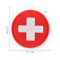 Offre Spéciale – Écussons Brodés Thermocollants Ronds et Rectangulaires avec Drapeaux Nationaux d'Australie, des États-Unis et du Royaume-Uni pour Vêtements