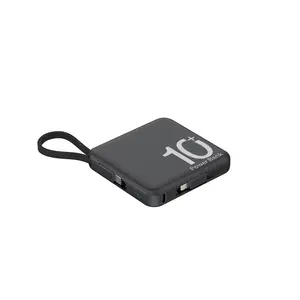 Mini Power Bank 10000mAh batteria esterna per Iphone Power Bank portatile a ricarica rapida