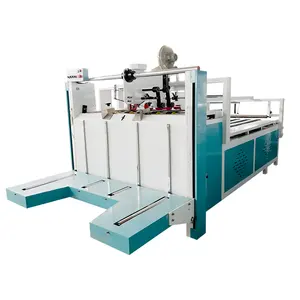 Easy Operator Small Carton Paper Box Gluing Machine Mini Automatic Folder Gluer Machine