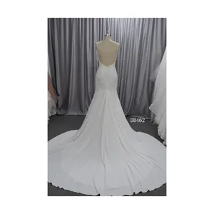 2021 New Fashion Style Kleidung Mariage Trail Meerjungfrau Brautkleider für Frauen