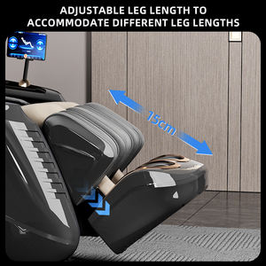 LEERCON Chaise de massage 8D de luxe avec musique Bluetooth pour bureau à domicile Chaise de massage Shiatsu commerciale - Product Image 4