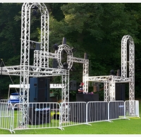 Sistema de Techo de Estructura de Aluminio para Escenarios, Estructura Portátil para Conciertos, Bodas, Exposiciones y Eventos al Aire Libre