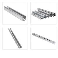 Section personnalisée en acier de construction galvanisé à chaud Unistrut C Channel Section Steel Roof Roof Trusses Strut Channel
