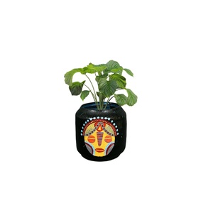 Soporte para plantas, maceta decorativa elegante para interiores, maceta negra para mesa, decoración del hogar, escritorio de oficina, decoración para sala de estar - Product Image 1