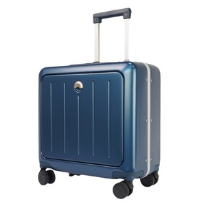 Maleta de Viaje Horizontal de 18 Pulgadas con Apertura Frontal, 4 Ruedas, Material de PC, Color Titanio, para Viajes de Negocios - Product Image 4