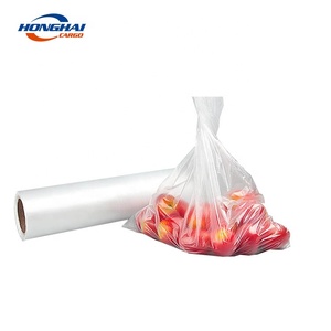 Factory Wholesale Price Customized Clear PE Plastic Produce Bag Roll Great for Food <b>Storage</b> Flat <b>Open</b> Poly Bags - Product Image 1