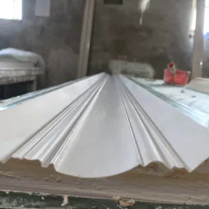 Corona de techo de yeso de fibra de vidrio moldeado