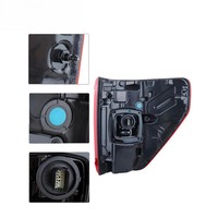 Feu arrière LED de haute qualité pour Ford F150 Pickup 2021 2022 2023 Côté conducteur gauche NL3Z13405E NL3Z13404E