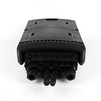 High Performance 288cores 4 in 4 Out Outdoor Horizontal/Inline Fiber Optic Slice Closure Equipment Hongsheng GJS10-H FTTX Use