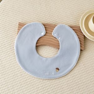 Paños absorbentes de primera calidad para recién nacidos, baberos de algodón, baberos impermeables para bebés para derrames y vómitos, adecuados tanto para niños como para niñas - Product Image 3