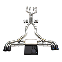 Tubos de Escape Catback Personalizados de Acero Inoxidable 304, Acabado Liso de 1.5 mm, X5 M50i 4.4TT 2019-2024, Válvula Soldada TIG Boska Racing