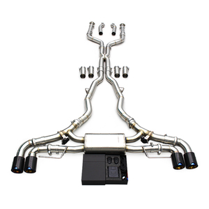Tuyaux d'échappement Catback en acier inoxydable sur mesure pour BMW X5 M50i 4.4TT 2019-2024 Boska Racing Pipe avec silencieux à valve Performance - Product Image 1