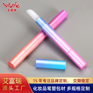 Worie Lip Gloss Pen Tube Plastic Transparent 2ml Cosmetic Packaging Convenient <b>Makeup</b> <b>Tools</b> - Product Image 4