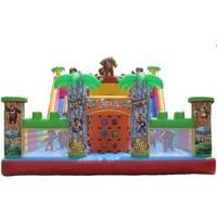 Ventes directes d'usine pas cher grand château gonflable de toboggan saut gonflable
