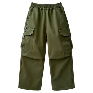 Pantalons décontractés pour garçons, doublés en <span class=keywords><strong>polaire</strong></span>, épais, style coréen, nouveau style, printemps, automne, hiver, pantalons tendance pour le travail et pantalons décontractés - Product Image 4