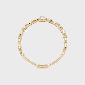 Anillo de banda ancha de oro macizo de 14 quilates de lujo con un peso sustancial para una declaración audaz - Product Image 3