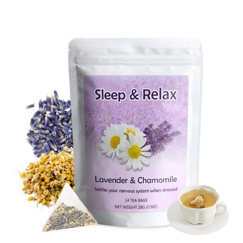 OEM Relax Blumen tee Kamille Lavendel Teebeutel Bio Lavendel Tee