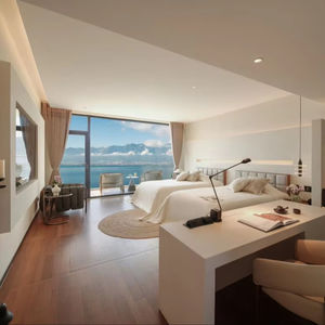 Мебель для отеля, стандартный набор для комнаты, полный комплект, специальная кровать, современный минималистский набор для проживания в семье, полный набор для гостиничных номеров - Product Image 1