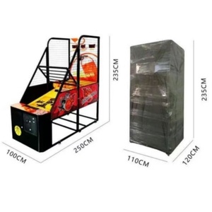 Đồng tiền hoạt động tự động ghi điểm trong nhà thể thao đường phố bóng rổ chụp Arcade trò chơi máy đổi vé - Product Image 2