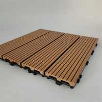 Dalles de terrasse en WPC modernes, imperméables et à emboîtement, pour balcon extérieur, jardin, terrasse, assemblage DIY, sol extérieur
