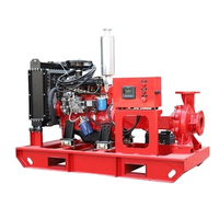Pompe à eau propre à moteur diesel sur mesure, à haut débit, à simple étage, 1, 2 et 3 pouces, pour lutte contre l'incendie, fabriquée par l'usine OEM XBC