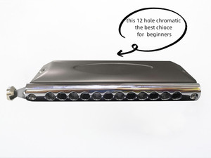 <span class=keywords><strong>Harmonica</strong></span> <span class=keywords><strong>chromatique</strong></span> sans membrane à <span class=keywords><strong>12</strong></span> <span class=keywords><strong>trous</strong></span>, facile à souffler, recommandé pour les débutants - Product Image 4