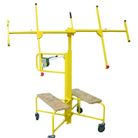 Lève-panneaux de plâtre DPH411-C, palan à chaîne portable avec poignée, pour panneaux de plafond et décoration intérieure