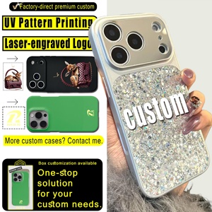आईफोन फोन केस कस्टम डिजाइन के लिए स्ट्रैप के साथ ग्लिटर सीक्वल - Product Image 1