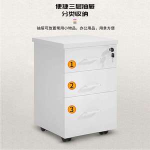 Phong Cách Hiện Đại Bằng Gỗ Bàn Máy Tính Với Ròng Rọc Ngăn Kéo Thấp Tủ <span class=keywords><strong>Locker</strong></span> Với Khóa Cho Nhà Văn Phòng - Product Image 4