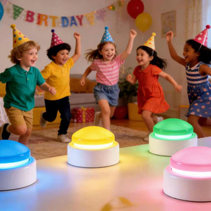 Nouvelle lampe de nuit à bouton-poussoir 2026, à intensité variable et à lumière stroboscopique, alarme, fête, ambiance de festival, lampe portable alimentée par batterie, lampe de chevet - Product Image 2