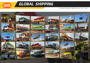 डीजल कंक्रीट पंप मिक्सर ट्रक बेंज चेसिस 56 मीटर ट्रक घुड़सवार जुमोलियन 180 एम/एच 2019 - Product Image 5