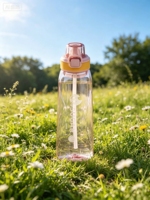 Bouteille d'eau populaire sans sucre, parfumée, à boire directement, anti-fuite, pour adultes, sport, course à pied, randonnée
