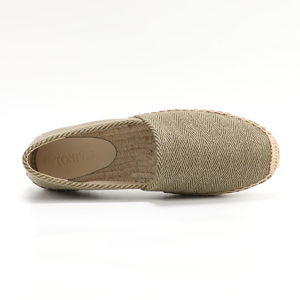 Espadrilles pour hommes, style rétro, décontractées, confortables, durables, antidérapantes, pour la marche, imprimé léopard, dessus en tissu de coton - Product Image 3