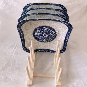 Fabricantes Suministros de cocina Escurridor de platos de madera Estante de almacenamiento de exhibición de madera Escurridor de pino - Product Image 4