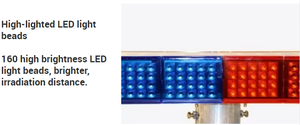 Luce di Segnalazione LED Lampeggiante, Luci Stroboscopiche di Emergenza Solari, Faro di Avvertimento <span class=keywords><strong>Rosso</strong></span> e <span class=keywords><strong>Blu</strong></span> per Sicurezza Stradale - Product Image 4