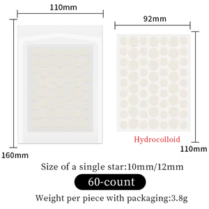 Parches Transparentes de Hidrocoloide para Acné y Espinillas de 10mm y 12mm, Resistentes al Agua, con Etiqueta OEM, para Todo Tipo de <span class=keywords><strong>Piel</strong></span> - Product Image 3