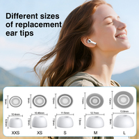 Embouts d'écouteurs en silicone de remplacement de qualité supérieure, super confortables, meilleure réduction du bruit, tailles S, M, L, 3 paires, pour Airpods Pro 3 2025