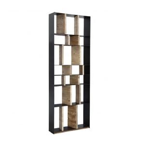 Librero Moderno de Madera para Oficina con Estructura de Acero para Sala de Estar - Product Image 1