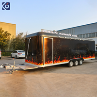 Mobiler Multifunktionaler Verkaufsanhänger für Fast Food mit Vollausstattung, Snack-, Chips-, Eis- und Hot-Dog-Wagen für Catering