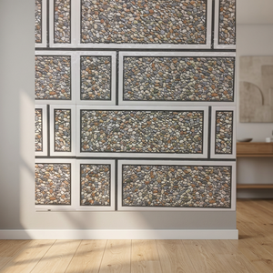 Carreaux de mur en céramique 3D à motif de pierre naturelle 12x24 30x60 cm Carreaux de porcelaine d'extérieur à élévation brillante et brillante - Product Image 4