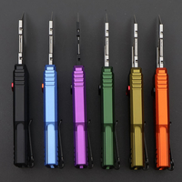 Nouveau couteau de poche Gravity T6 avec manche en aluminium, couteau pliant d'extérieur avec lames remplaçables en acier au carbone, couteau utilitaire